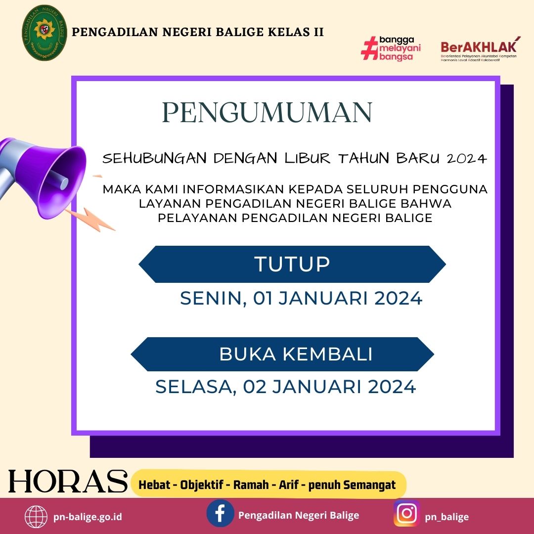 LIBUR TAHUN BARU 2024